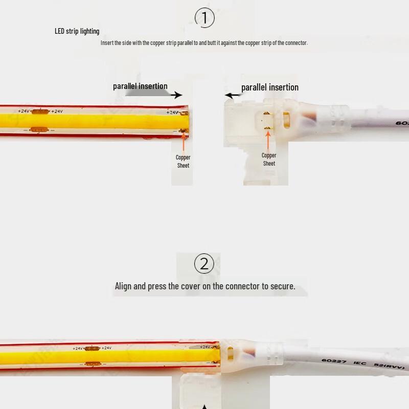 LED Strip Solderless Connectors
