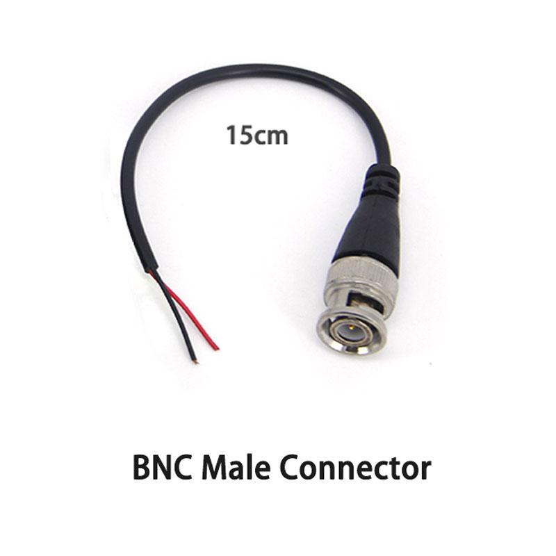 5 Stück BNC Stecker 2-polig FÜR Q9 Adapter Strom Pigtail Kabelleitung BNC Stecker Draht