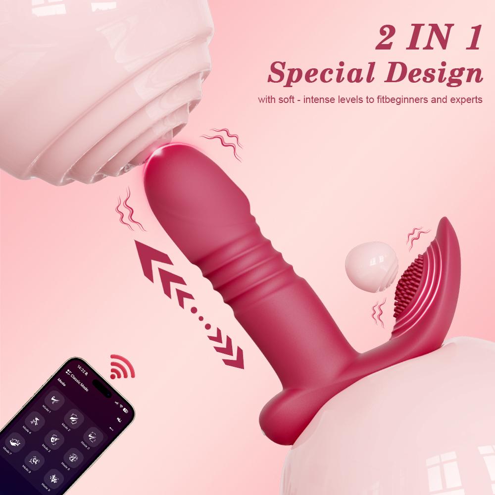 Penetration Vagina Vibrator Female Clitoris Stimulator Dildo Vibrator Sex Toy Wearable Panties Vibrator Adult Sex Toys For Women