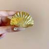 Shell Hair Claws For Women Girls Sweet Versatile Hair Clip Trendy Hair Accessories Simple Temperament Shark Clip Gifts