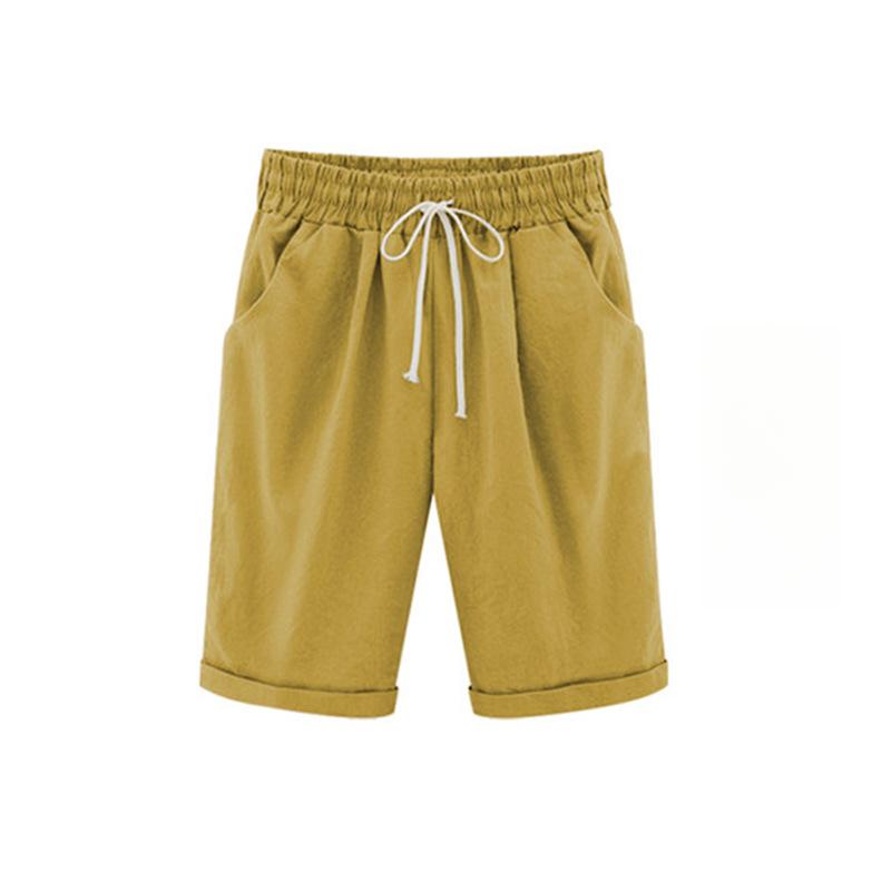 Summertime Casual Pants Women's Sports Five-point Pants Thin Outer Pants
