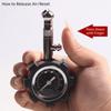 0~100 PSI Air Pressure Meter Reset Function Tire Pressure Monitoring Tool  Diagnostic Tool