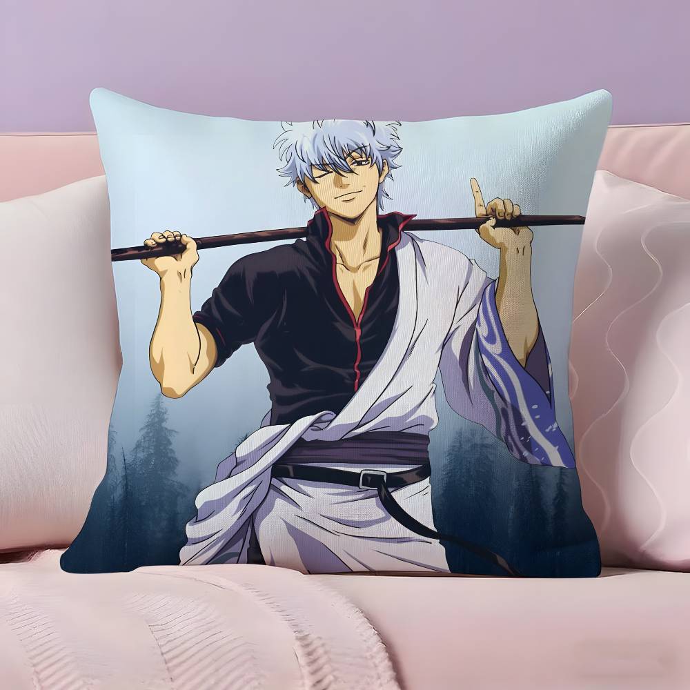 G-GINTAMA Anime Pillow Case  Ultra Soft Skin Friendly Fabric Cloud Like Comfort & Concealed Zipper