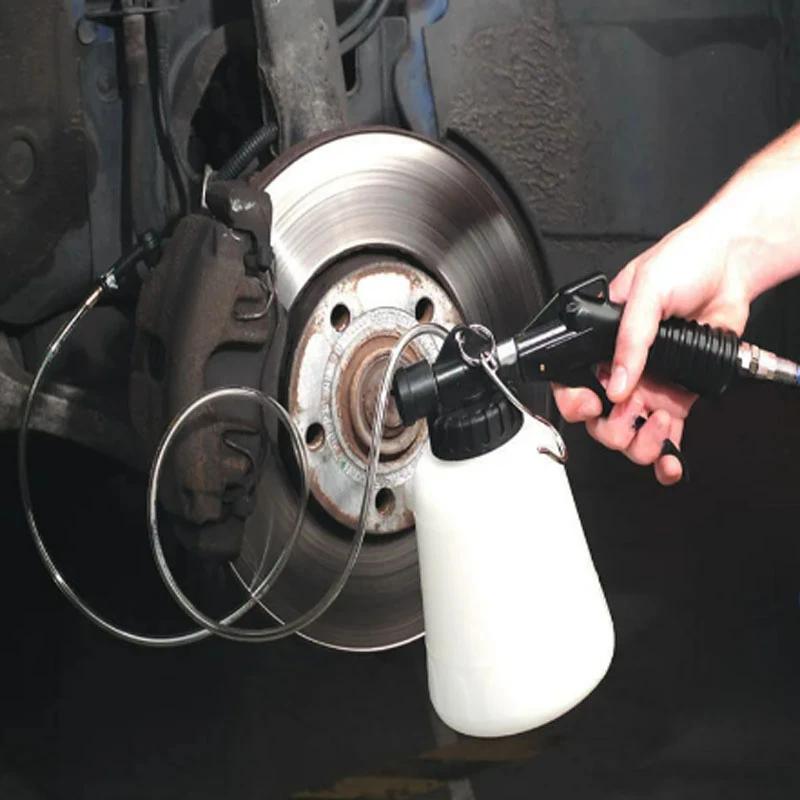 Handheld Pneumatic Brake Fluid Bleeder Tools Kit Car Air Extractor Clutch Oil Pump Bleeding Empty Drained Tools
