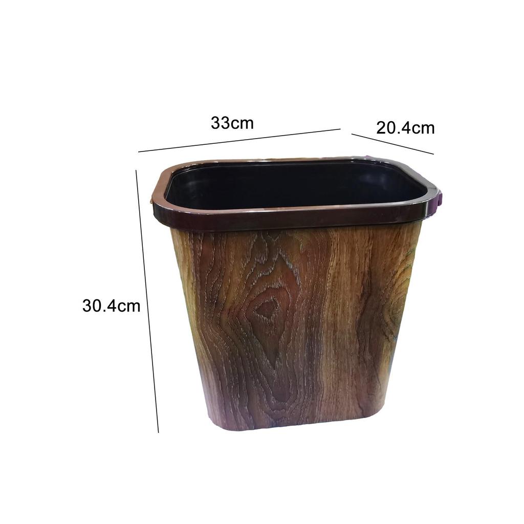 Trash Can, Decorative Wastebasket Retro Household Waste Dustbin, Creative