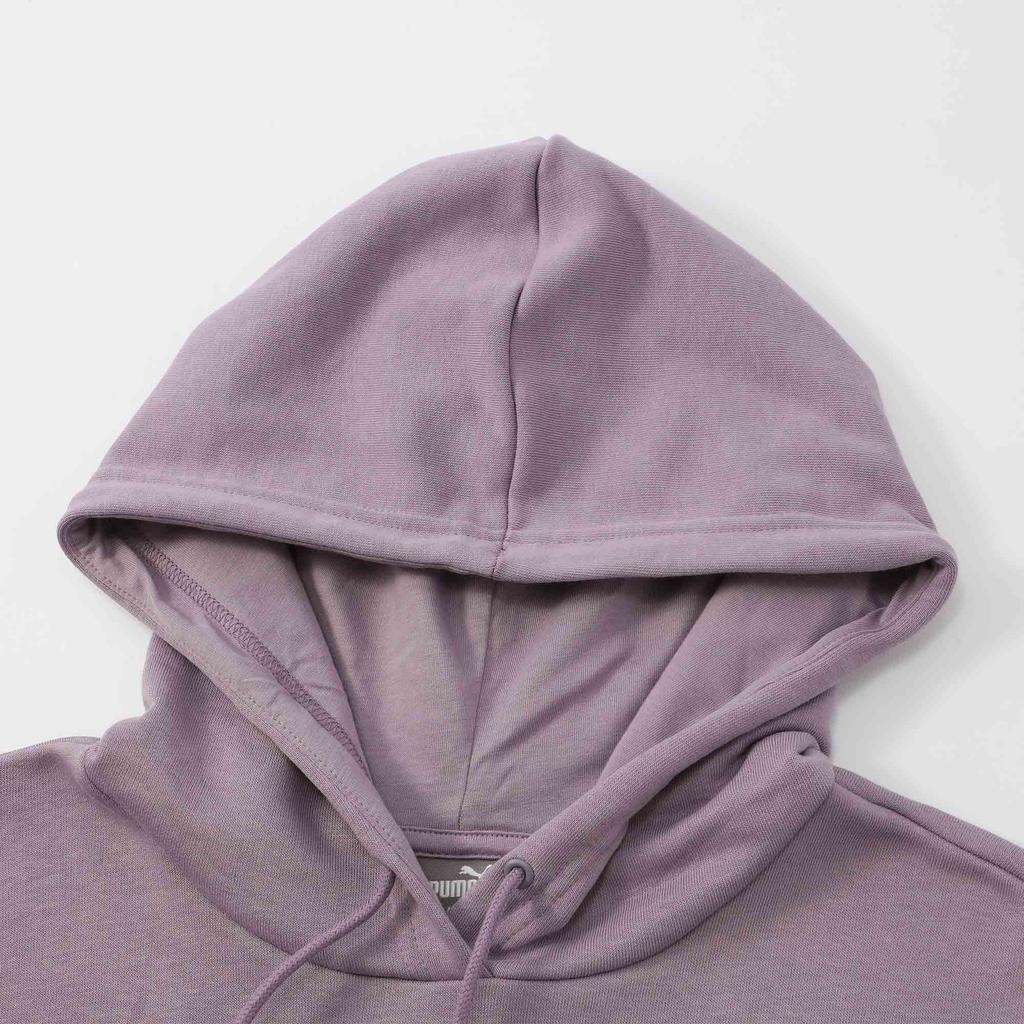 PUMA Casual Minimalist Pullover Hoodie Long Sleeve Sweatshirt Women sweatshirt Light-Purple 686062-30