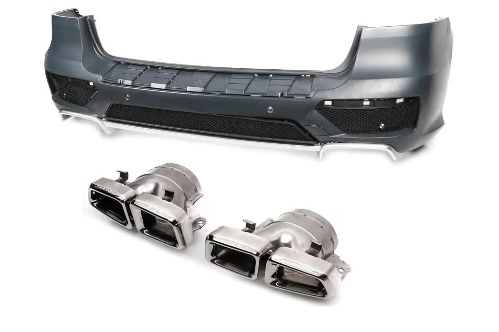 

Задний бампер в собранном виде (стиль AMG ML63, для ML) для Mercedes GLE/ML сlass W166