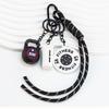 Bag Charm Kettlebell Dumbbell Hand-Woven Ropes  Luxury Bag Pendant Trendy Sports Bag Pendants Gift For Fitness Enthusiasts