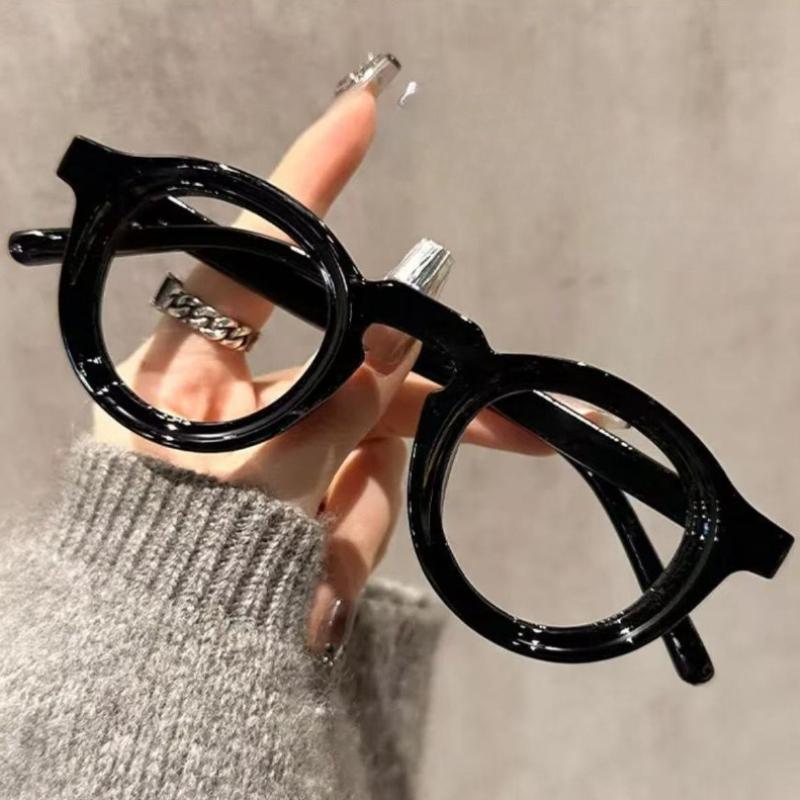 2026 New Classic Round-Frame Blue Light Blocking Reading Glasses Women's INS Style Fashionable Comfortable Presbyopia Glasses