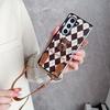 Luxury Fashion Business Sle Metal Bear Bracelet Leather Phone Case for Samsung Galaxy Z Fold 7 6 5 4 3 Protect Jacket Back Cover