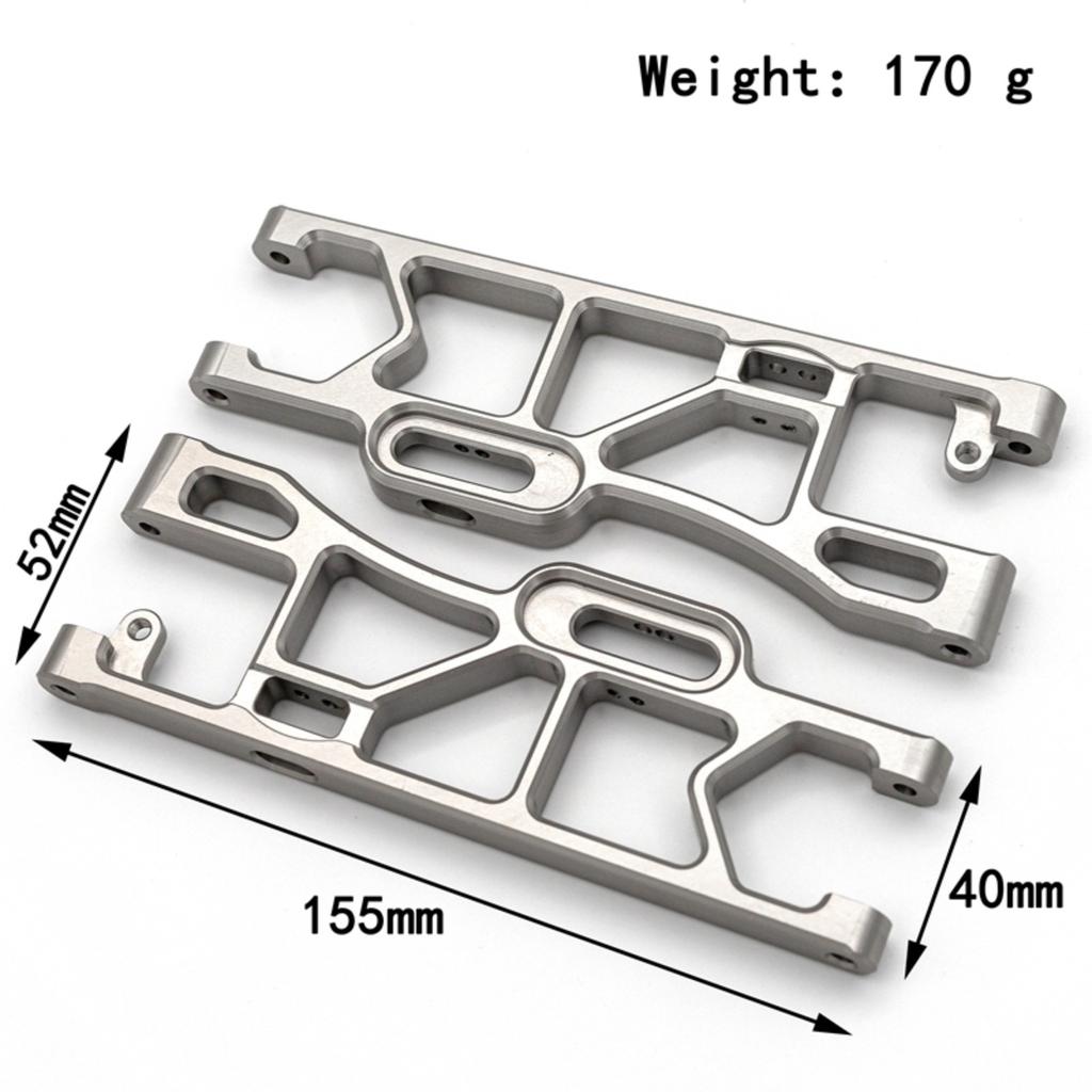 2Pcs Remote Control Front Upper Suspension Arm Aluminum Alloy Replacement for Corally Kronos 6S 1Celsius8 Remote Control Car Model  Body Parts