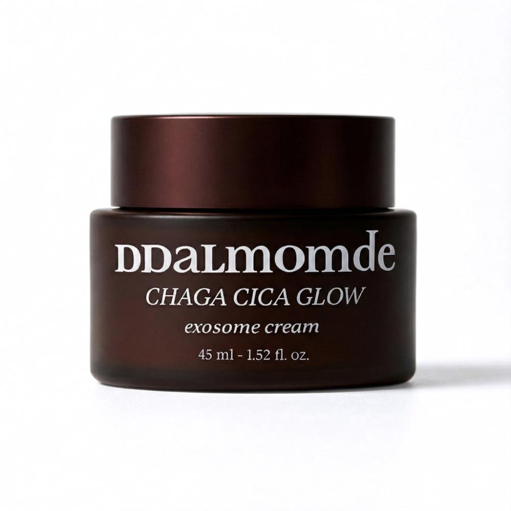 ddalmomde Chaga Cica Glow Exosome Cream 45ml - Skin-Revitalizing & Texture-Refining Vegan Boosting Cream