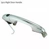 500 Offside Fiat Left Right Driver Side Chrome Outer Door Handle Car Accessories