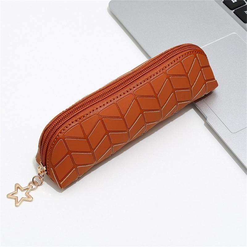 Zippered Design Pen Holders Premium Pen Storage Bag Stationeries Case Pencil Organizers For Students and Professional