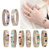 Elegant Stretchable Rhinestone Bracelet Beautiful Stretch Bracelet with Rhinestones Stylish Bangles for Fashion Lovers