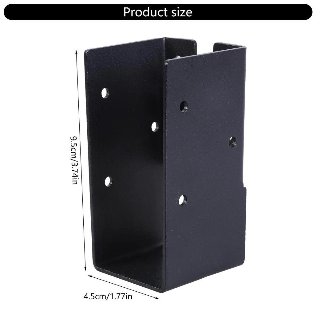 Adjustable Deck Post Anchors Base Brackets Portable Sturdy Reinforced Accessory for Secure Deck Structure Support