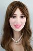 TPE Figure Head Wig Two Connection Wig Type Brown Curl Not High-quality Only, Type, Methods, #212 - (stand Included)