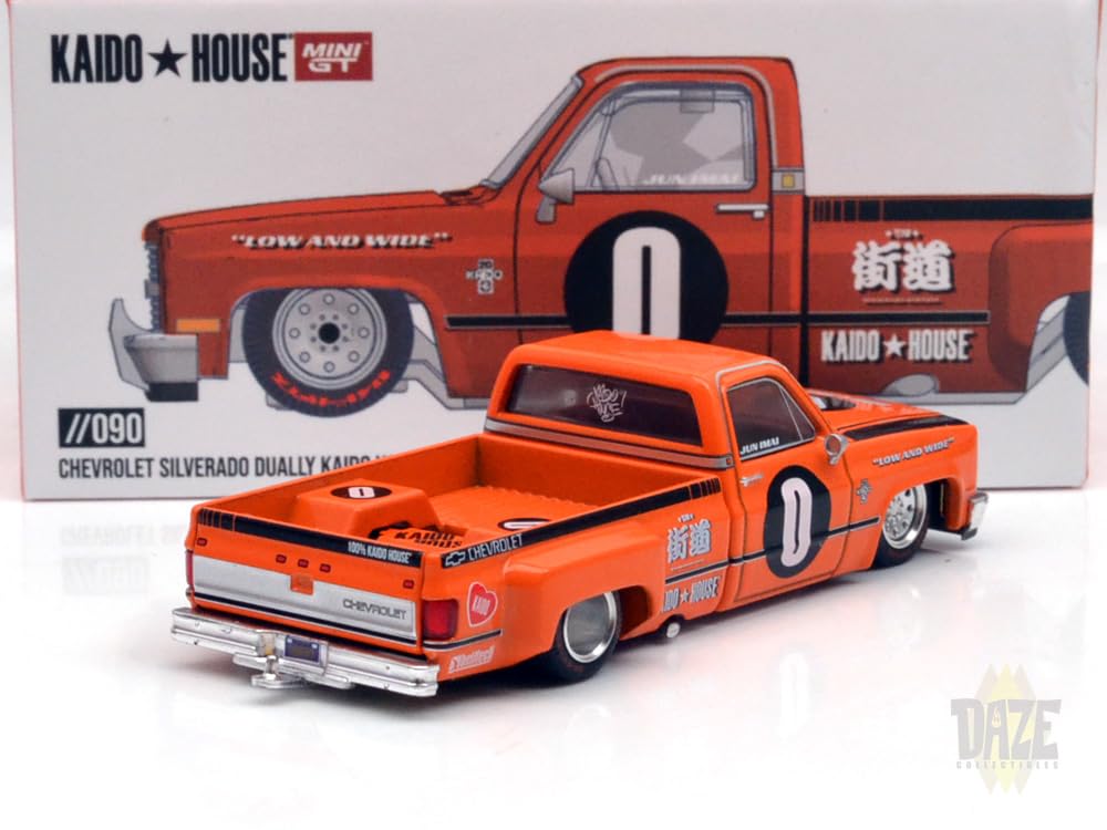 MINI GT Mini Car Chevy Silverado Dury KAIDO V2 (Orange)