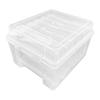 6 Layer Plastic Fishing Tool Box Baits Case Clear Fishing Lure Tackle Box Container Fishing Tool Gear Organizers