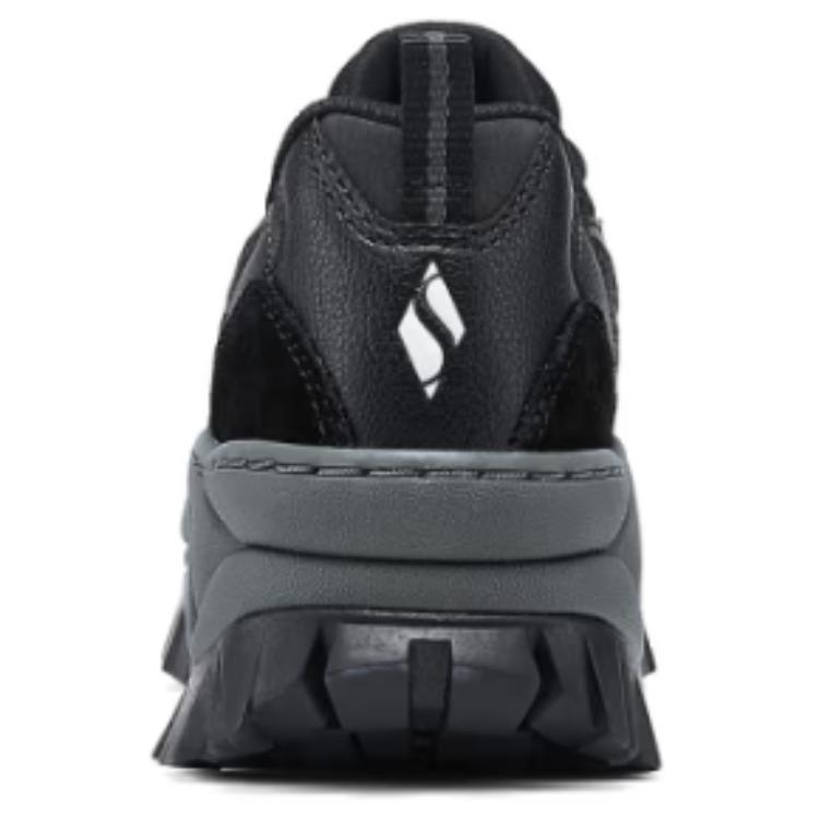 Skechers Honey Cake Shoes Comfortable Lightweight Casual Versatile Wear Resistant Increased Height Low Top Dad Shoes Women Sneaker Black 177233-BBK
