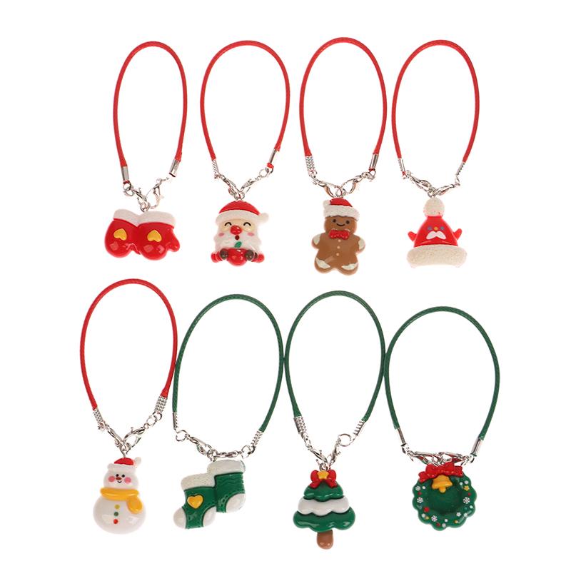 1/12 Dollhouse Mini Christmas Tree Pendant Dollhouse Xmas Scene Hanging Decoration Dolls House Accessories Pretend Play Toys