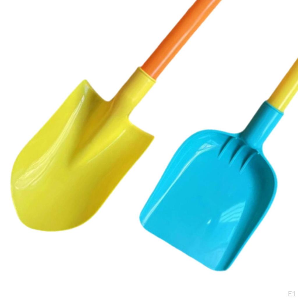 2 Pieces Beach Sand Toys, Kids Garden Tool Set Toy, Shovels Spade Sandbox Kits