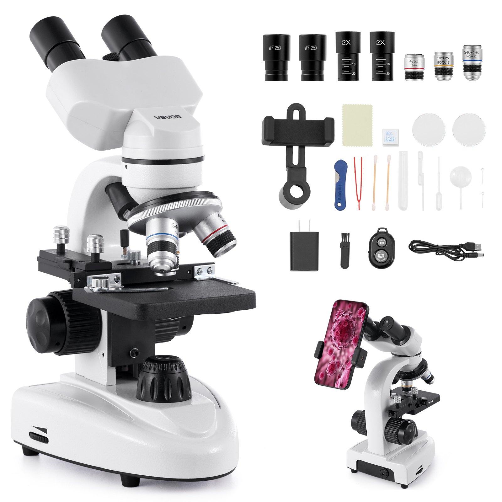 VEVOR Binocular Microscope for Adult, Professional