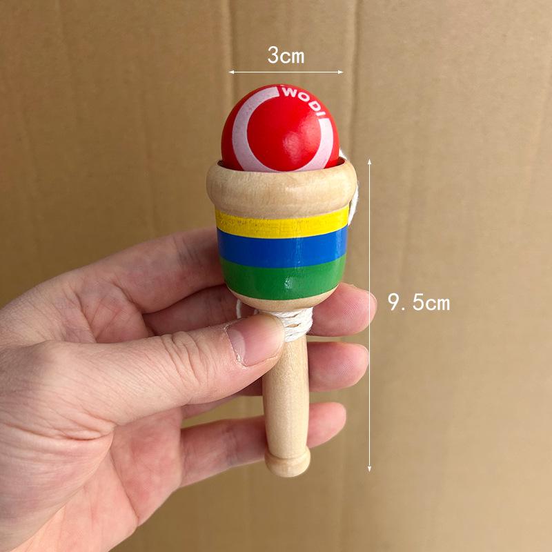 Jade Sword Kendama: Popular Japanese Skill Toy for Indoor & Outdoor Fun—Perfect for Adults and Children To Enhance Balance and Coordination.
