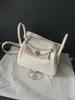 Bags 2024: New Women's Genuine Leather Lindy One-Shoulder Handbag & Crossbody Pillow Bag