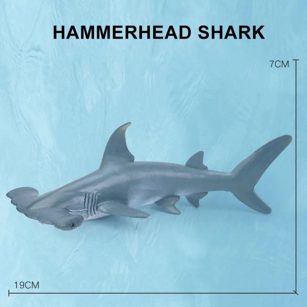 PVC Simulation Sea Life Shark Cachalot Ocean Action Figures Gift Whale Figurines