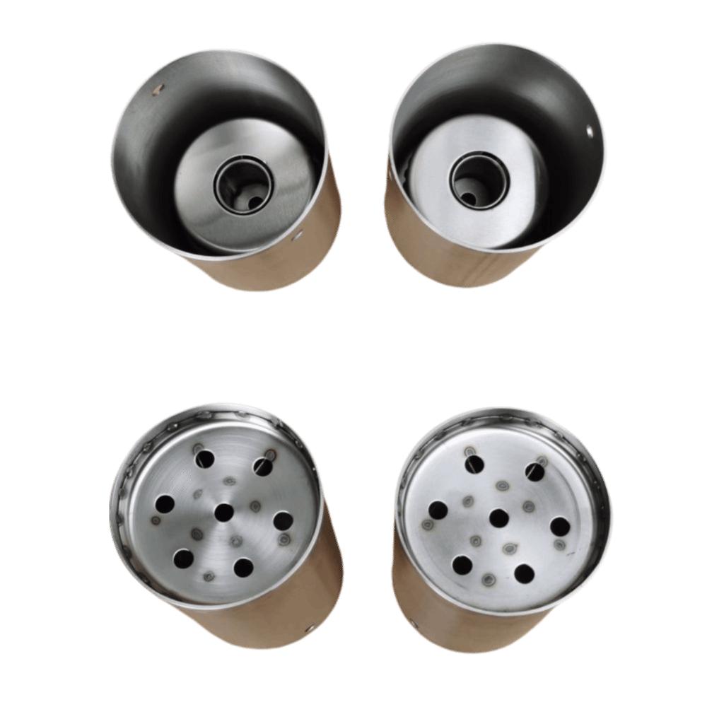 Metal Construction Golf Hole Cup Bottom Drain Hole Golf Green Cup Golf Flagstick Cup Golf Course