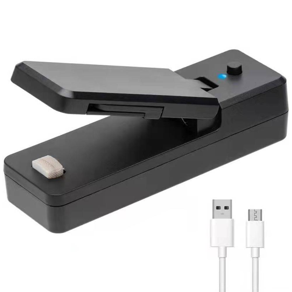 Přenosný USB Heat Sealer Dobíjecí sáček pro ukládání potravin Snack Vakuové těsnění