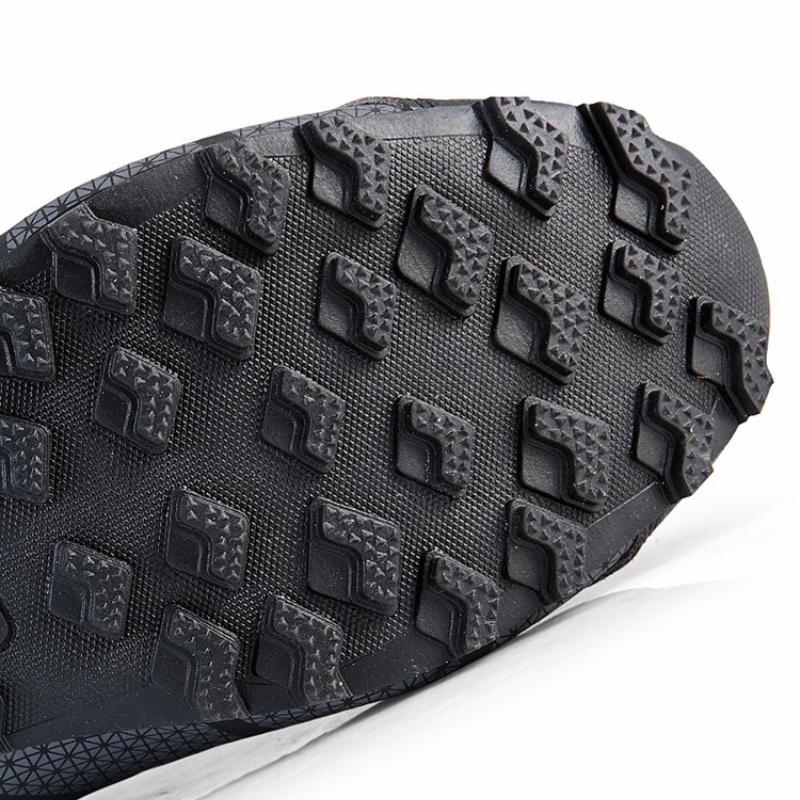 Elastic Hiking Shoes Men's Breathable Mesh Casual Sports Shoes Anti-slip Tennis Running Fitness Shoes Outdoor Sneakers