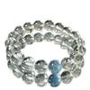 Elastic Crystal Beads Bracelet Hand Jewelry Vintage Beaded Bracelet Clear Crystal Bracelet  Gift