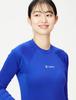 Goldwin C3fit Advanced Warm Long Sleeve Lapis Lazuli Cut and Size S Size Women's Sew, (Japan S)