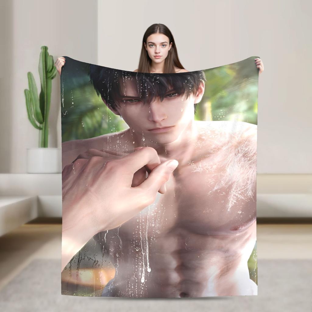 Super Soft Love and Deepspace Zayne Throw Blanket Premium Fleece Flannel Lightweight Blanket Cozy Plush Bedspread All Season