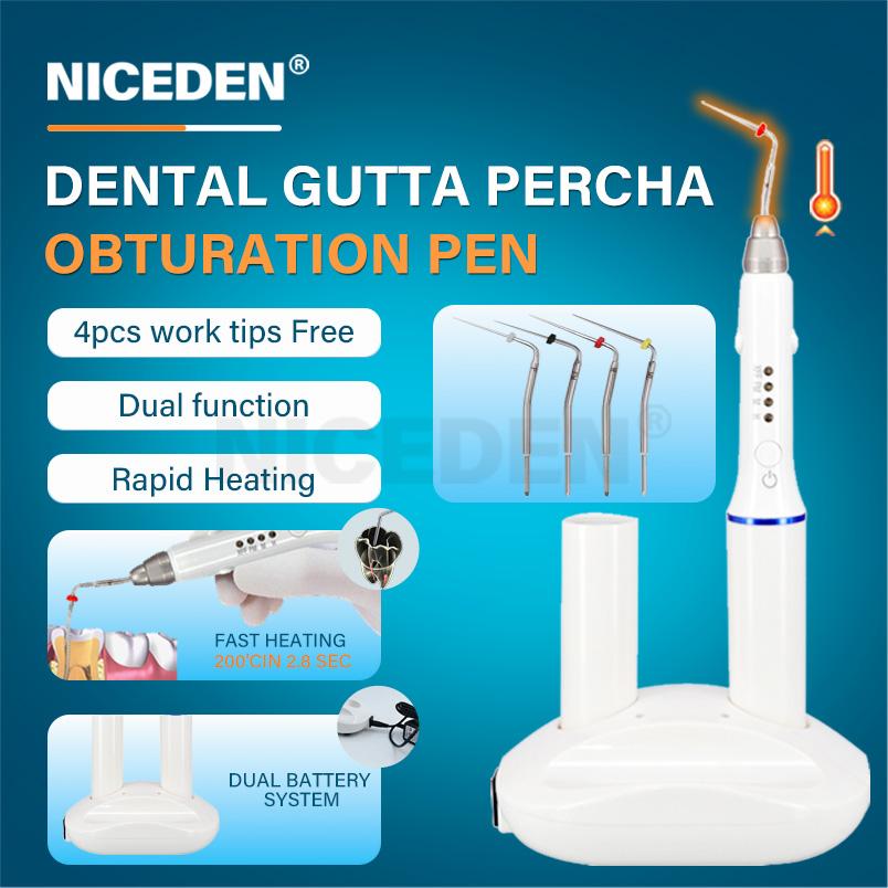 Niceden Meite Medical Dental Teether Fără Fir Sistem de Obturație Percha Pix Încălzitor Endo Cu 4 Vârfuri