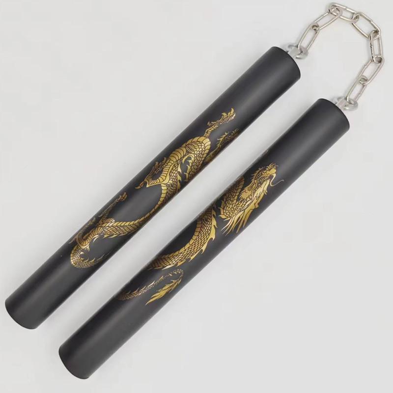 Nunchakus de Esponja de PVC para Principiantes - Palos de Práctica de Artes Marciales Taekwondo Multicolor