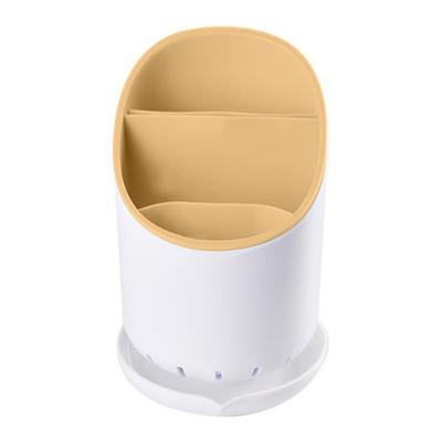 Porta-bacchette in plastica con cucchiaio scolapiatti, portaoggetti per stoviglie da cucina