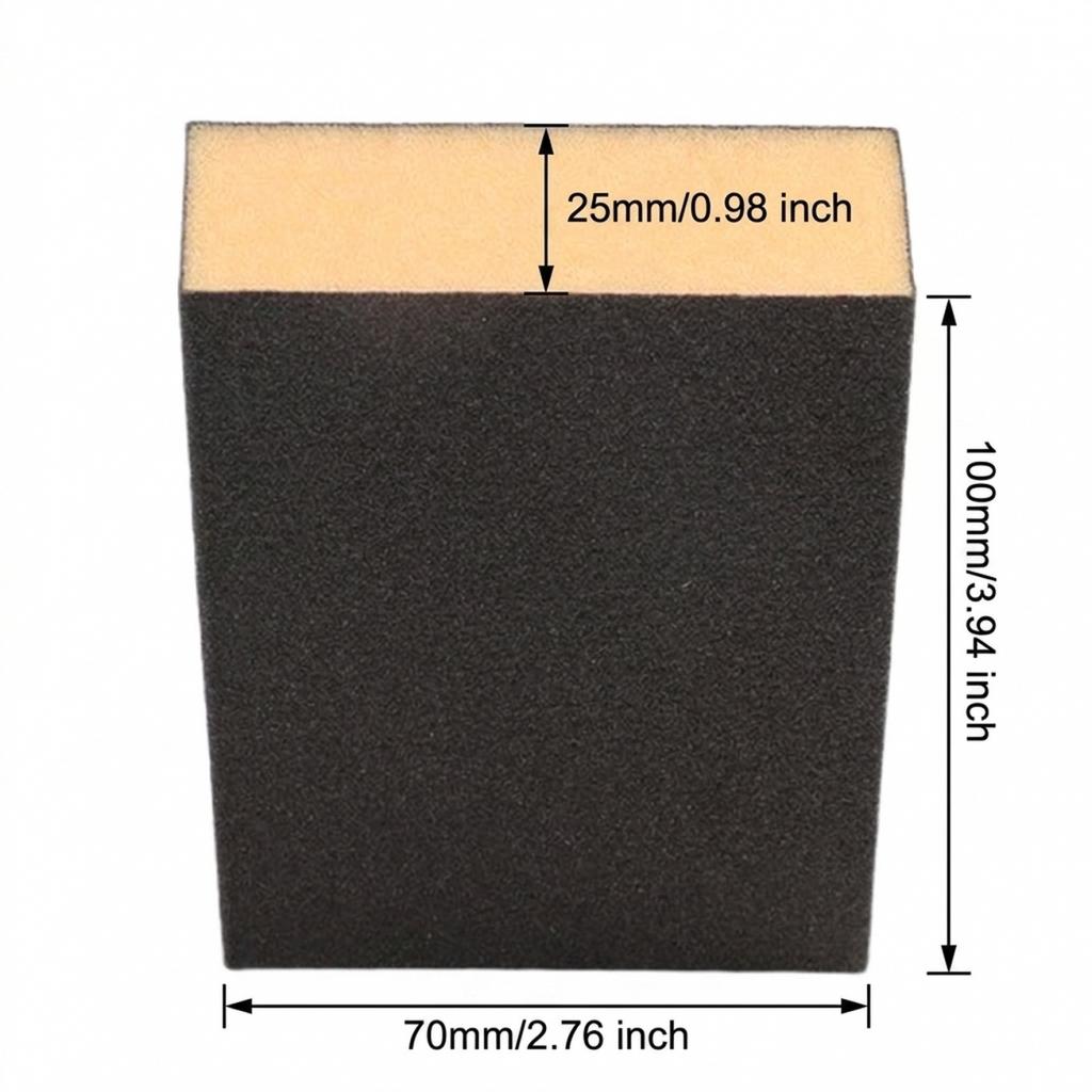 Polished Sanding Disc Sanding Block Wall Grinding Sponge High Density Sponge