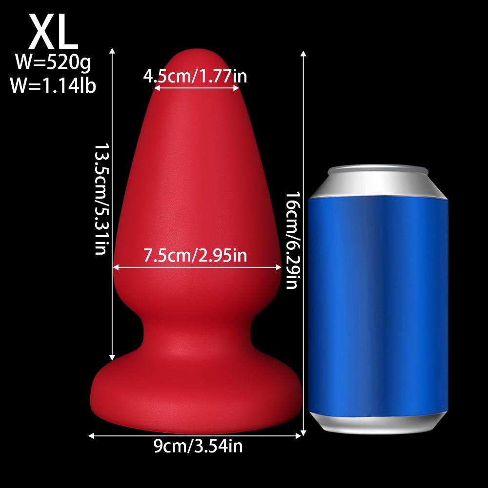 Ultra Soft Large Anal Plug Wearable Outdoor SM Toy for Adults