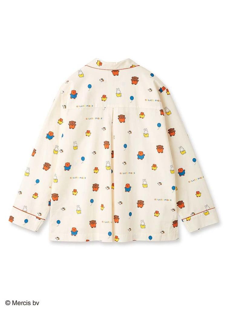 gelato pique DickBruna Print Flannel Shirt PWFT244200 CRM Free Size All-Over Women's