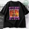 Skeleton Funny My Tummy Hurts Meme Graphic T Shirts Men Women Fashion Cute Style TShirts Vintage Oversized Short Sleeve TShirt