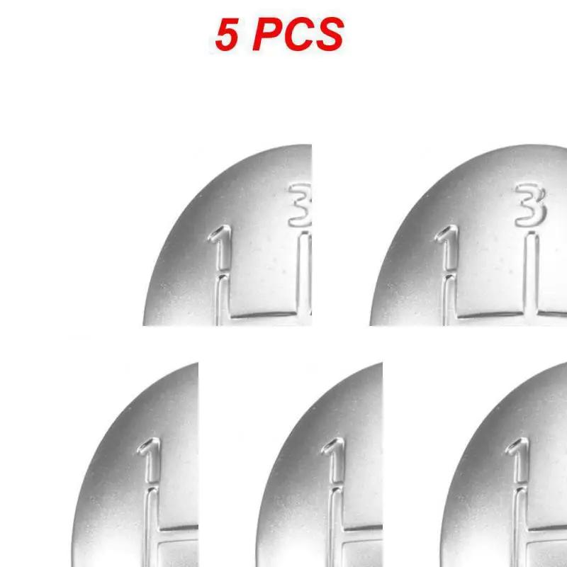 1/3/5PCS Speed Gear Knob Emblem Trim Cover For Clio Megane Scenic Twingo Chrome Auto Replacement Parts