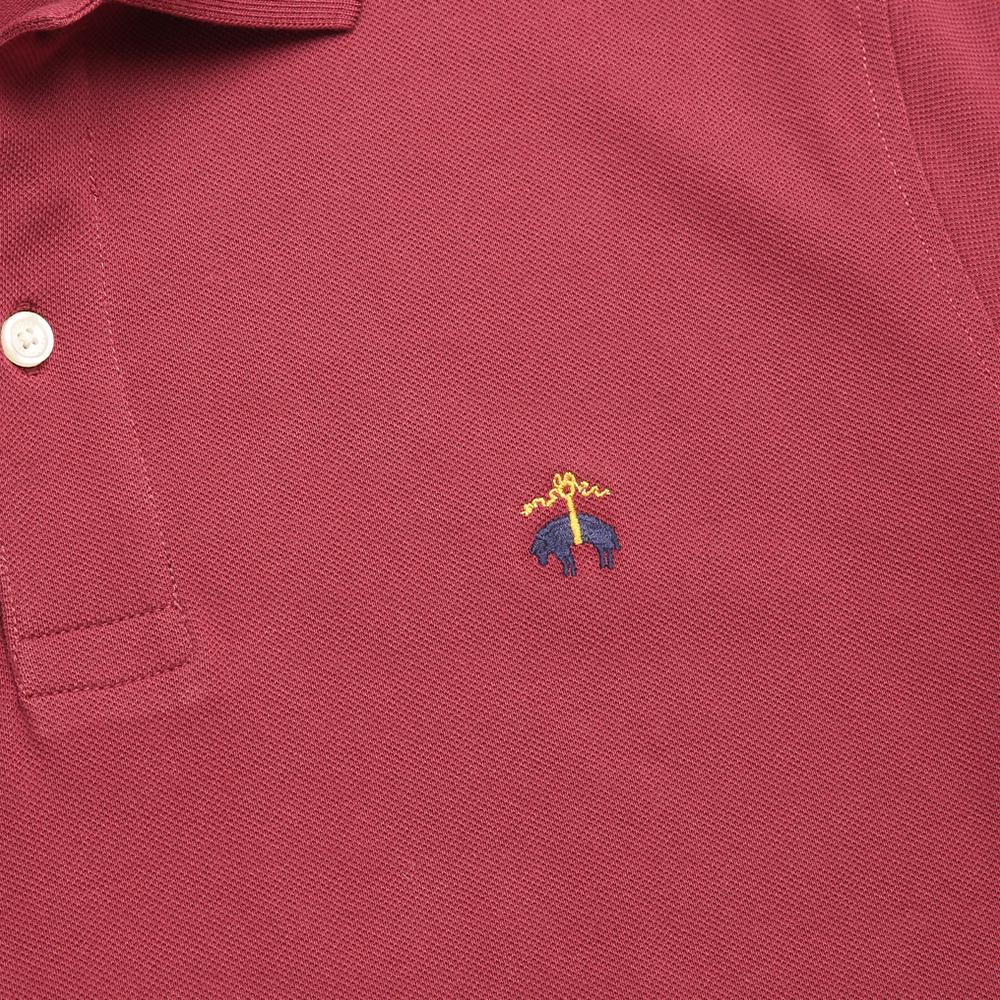 BROOKS BROTHERS Slim Fit Golden Fleece Polo Shirt (Red) (Bbntmm7716Dem)