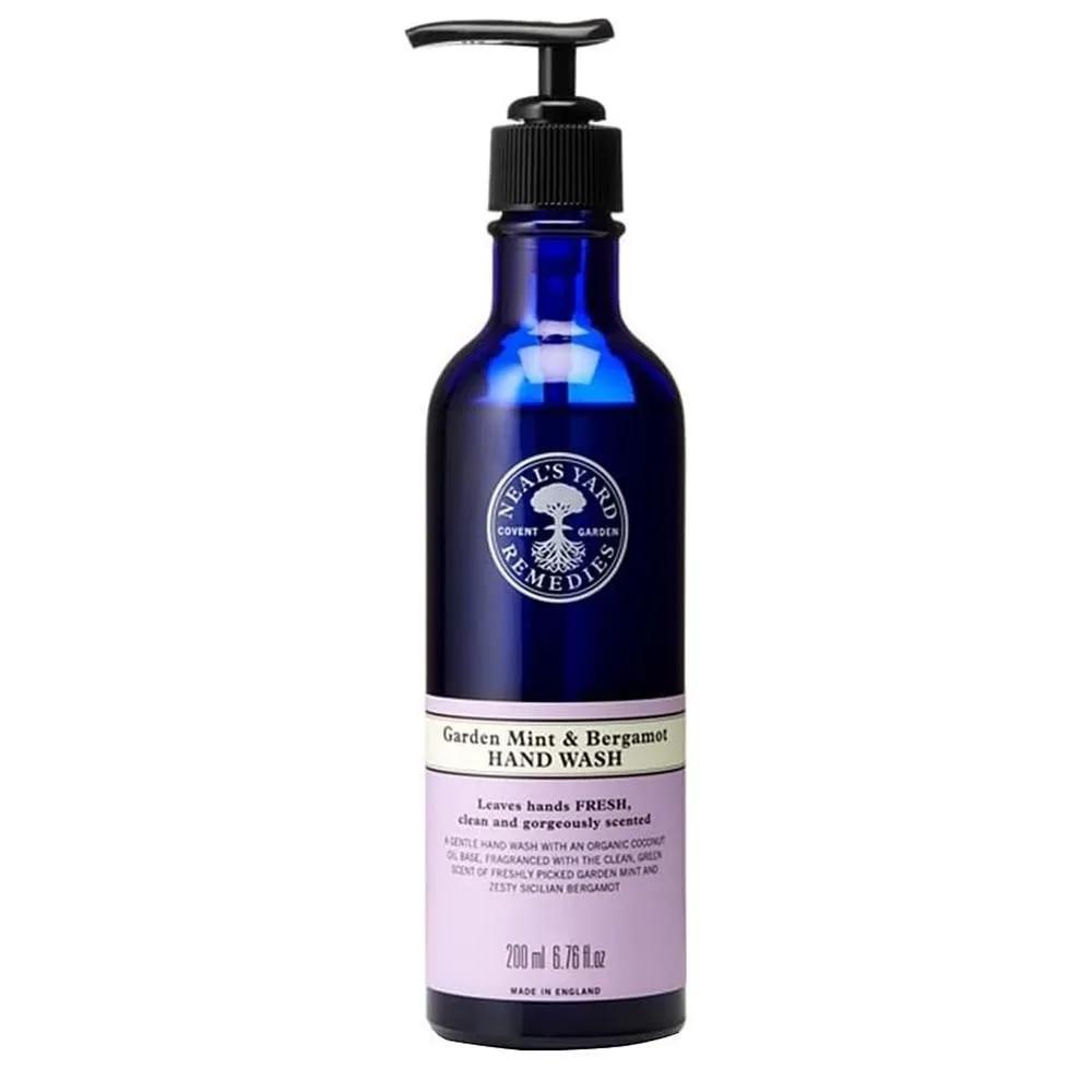 Мыло для рук Neals Yard Remedies 200 мл 1 упаковка Садовая мята и бергамот