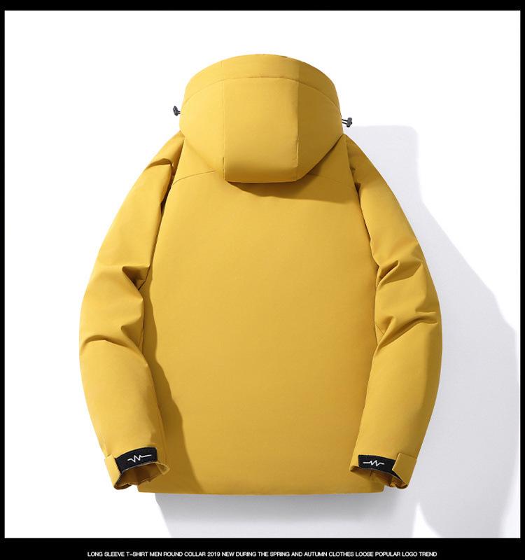 Di Yu Shen Long Winter Graphene Ski Jacket - Thickened, Warm, Rainproof, Casual Hooded Cotton Outerwear for Couples