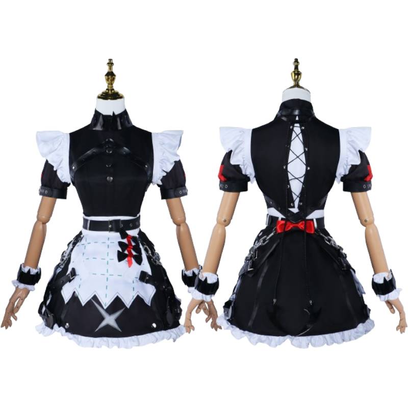 Zenless Zero Zone Ellen Joe Cosplay Game Cartoon Shark Maid Costume Dress Party