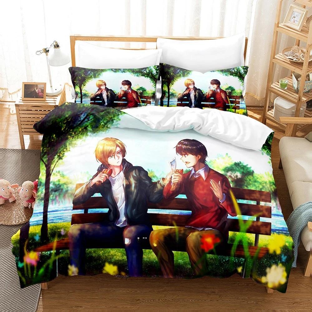 3D Druck Anime Banana Fish Bettwäsche Set Einzelbett Twin Full Queen King Size Bettset Erwachsene Kind Schlafzimmer Bettbezug Sets Heimtextilien
