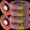 Disque abrasif à lamelles 4,5 pouces Disques à lamelles Meuleuse 40 60 80 120 Grain Abrasifs Meuleuse à lamelles Meuleuse d'ébarbage à l'oxyde d'aluminium